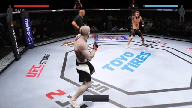 EA SPORTS UFC 2 Used Kratos in honor of Ragnarock