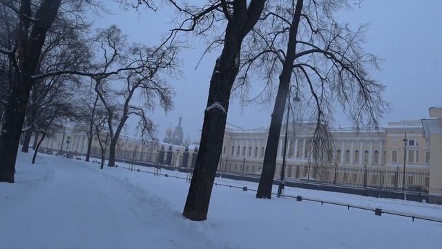 30 ноября последний день осени Санкт Петербург К Русскому музею