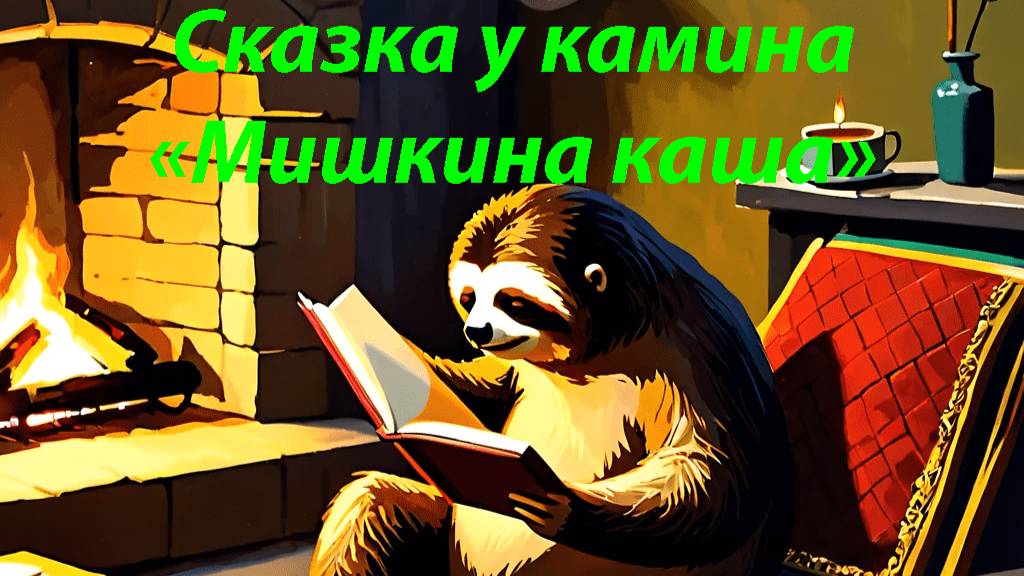 Сказка у камина "Мишкина каша" аудиосказка (Подпишись не ленись)