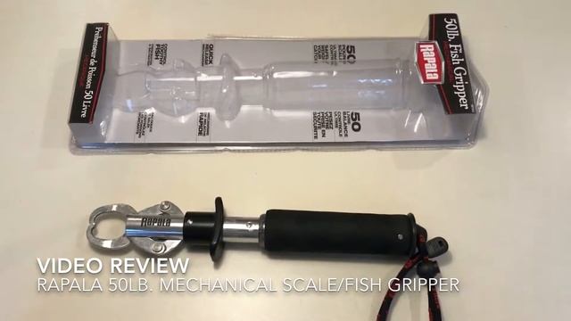 Review - Rapala 50lb. Mechanical Scale/Fish Gripper for Fishing