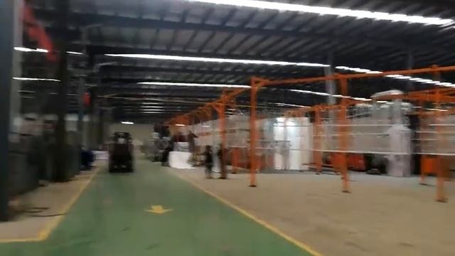 Автоматическая линия порошкового напыления проходного типа