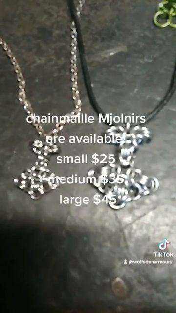 chainmaillle Mjolnirs at vtmaille.com