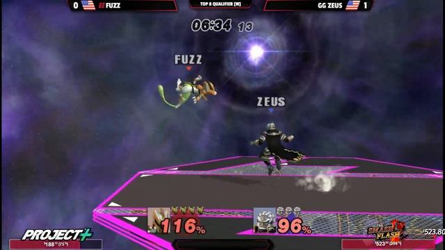 FPS4 Online - GS | Fuzz (Mewtwo) vs. GG | Zeus (Ganondorf) - Project+ Top 8 Qualifier