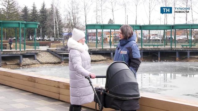 Тульские чиновники вышли в народ: Наталья Аникина прогулялась по улицам Узловой