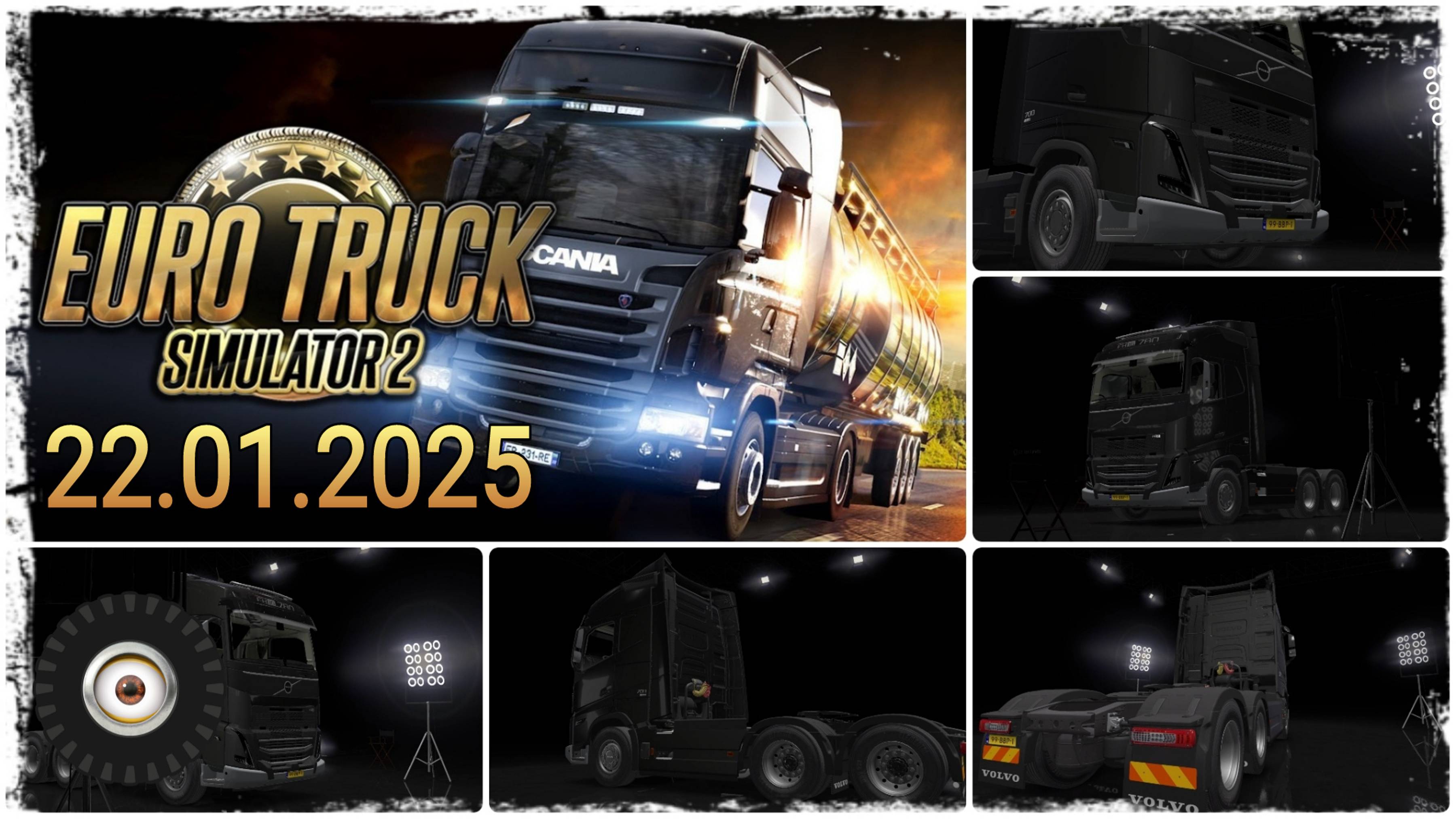 Euro Truck Simulator 2 - ETS 2. Стрим 22.1.2025