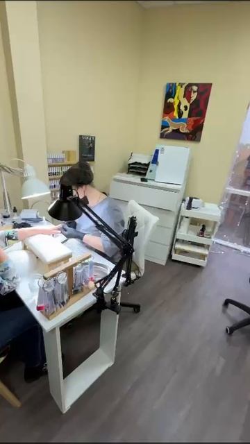 процесс работы