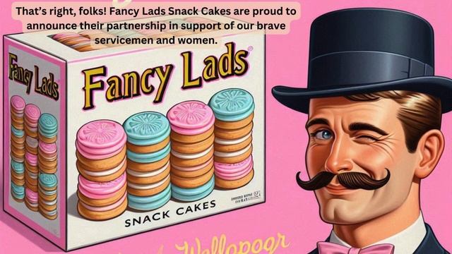 Fancy Lads Snack Cakes Commercial Advertisement Cross Promo With Nuka Cola Corporation