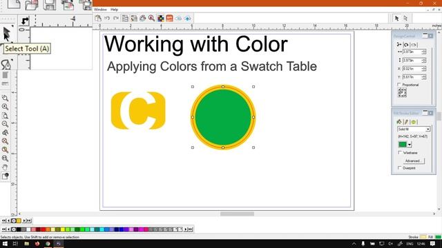 SAi FlexiSTARTER 19 Adding Different Colors (Part 8) Swatch Tables Video Mini-Series