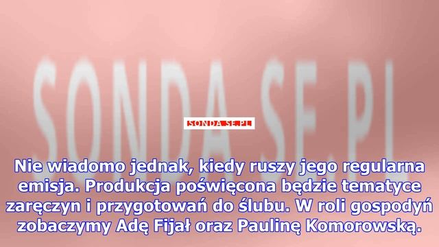 Zaręczyny - nowe show tvp! kiedy premiera?