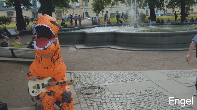 T-Rex plays metal in public: Rammstein
