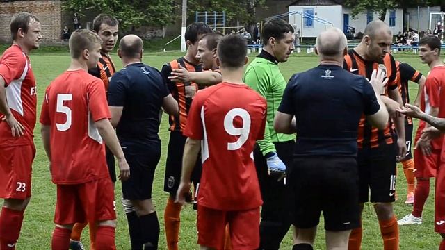 Лубенчани порушуючи правила спільно з арбітрами матчу проти ФК Локомотив 12.05.18 м. Лубни