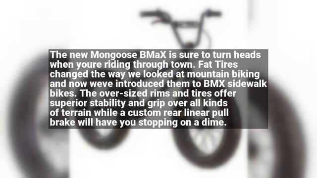 20 Mongoose Bmax Boys Bmx Bike Graphite Otenmart