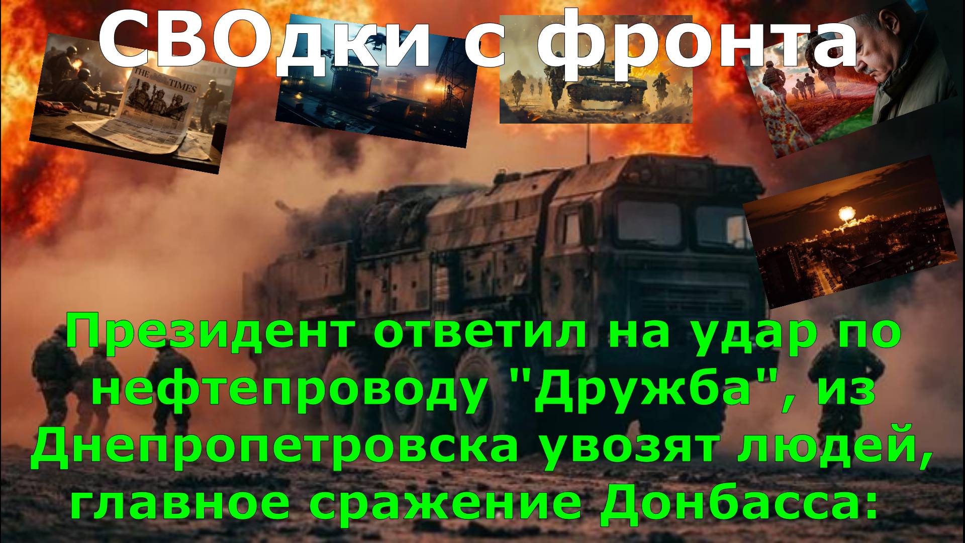 Президент ответил на удар по нефтепроводу "Дружба", из Днепропетровска увозят людей