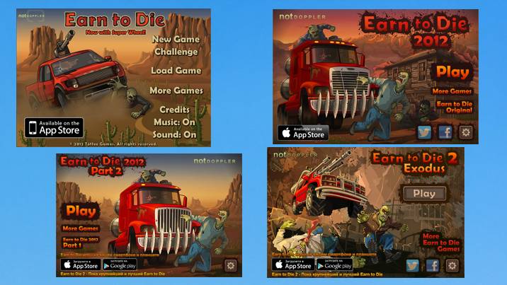 Прохожу все части Earn to Die из Флеш игры