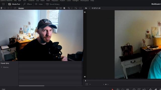 PODCAST VIDEO EDITING MADE SIMPLE in DaVinci Resolve (Multicam Tutorial)