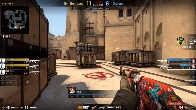 Evil Geniuses vs ORGLESS [Map 1, Mirage] ESL One: Road to Rio