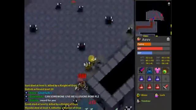 rotmg - oryx rush 1:18 first try