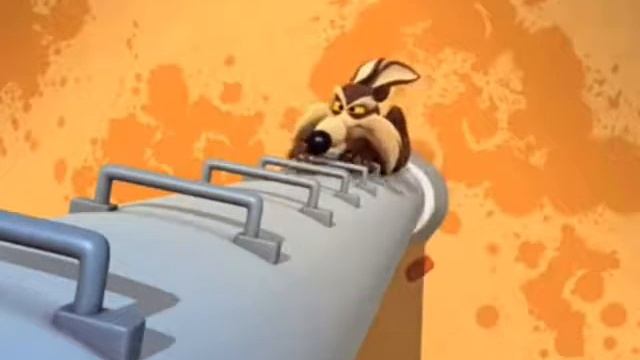 Road Runner And Wile E. Coyote Goner With The Wind Russian 4:3