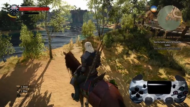 How do I get off the horse in Witcher 3?