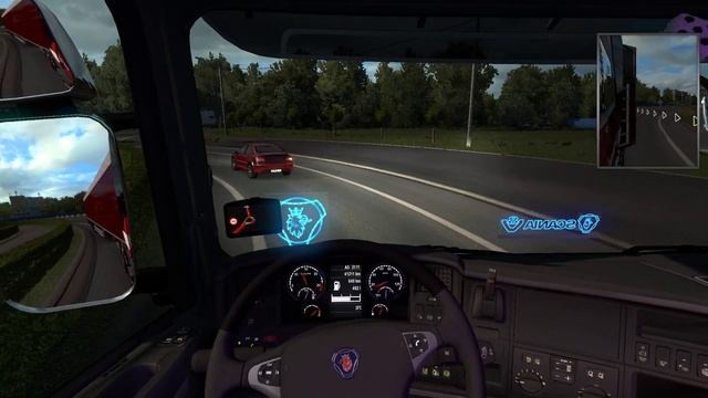 Spēlējam Euro Truck Simulator 2 - Laižam uz Pēterburgu!! 2.daļa.