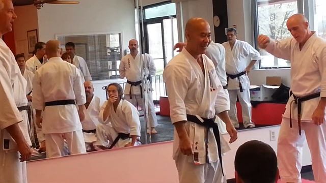 Taira Bunkai Seminar in Matawan, New Jersey April 2014 (Clip 2 of 7)