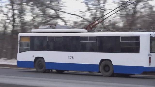 город уфа 15 12 2022 мост в черниковку над ж\д путями дежневский путепровод уфа троллейбус(депо 1)