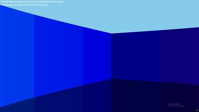 3D Render in Python: ChatGPT O-4 & O-3 Collaboration