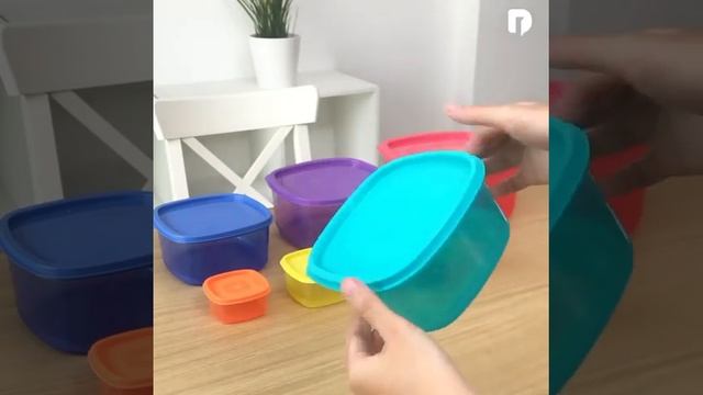 UNBOXING WADAH PLASTIK PELANGI TECHNOPLAST, UKURAN DARI JUMBO SAMPAI SMALL. BISA MASUK MICROWAVE