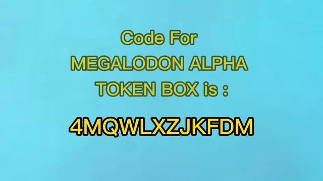 FF CODES (MEGALODON ALPA TOKEN BOX x1)