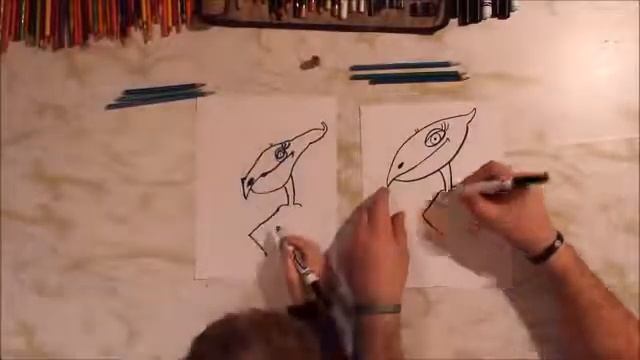 How to Draw Dinosaur Train's Shiny Dinosaur