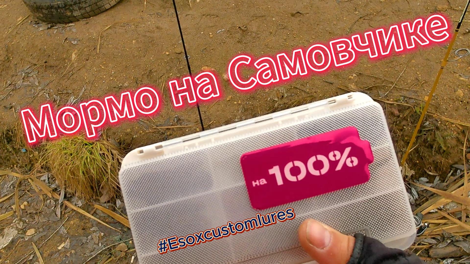 Рыбалка на малой реке в январе с #esoxcustomlures