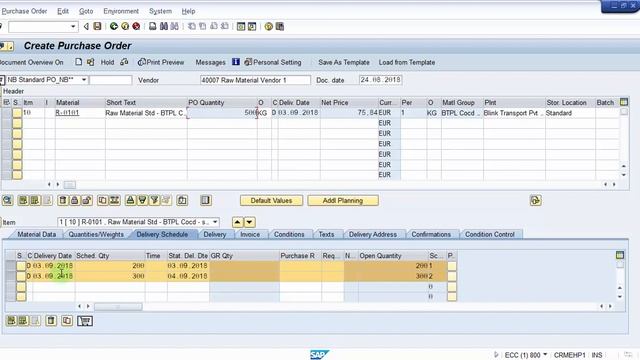 Order Acknowledgement of Purchase Order - SAP MM videos