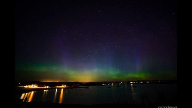 Aurora borealis in the south of Norway