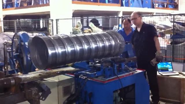 2020 spiral tubeformer diameter is 50mm, ss thickness is 2mm