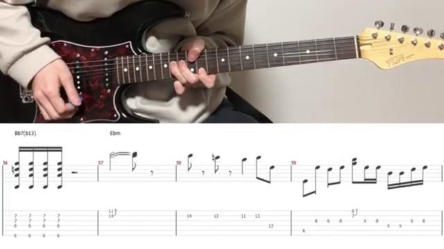 Stevie Wonder-Superstation(guitar cover,tab)