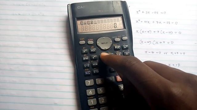 How to solve quadratic equation using Casio fx 82 ms new 2020