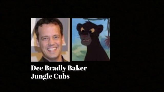 Animated Voice Comparison- Bagheera (Jungle Book)