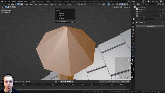 Stylized Low Poly Wooden Cabin (Blender Tutorial)