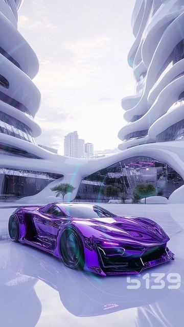Purple Supercars. 5139