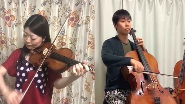 【ヴァイオリンとチェロ】バッハ：インヴェンション第1番【二重奏】J.S.Bach/Invention No.1 BWV 772 | Violin & Cello Duo