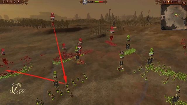 Total war warhammer 3 batalla ranked Ogros vs Khorne