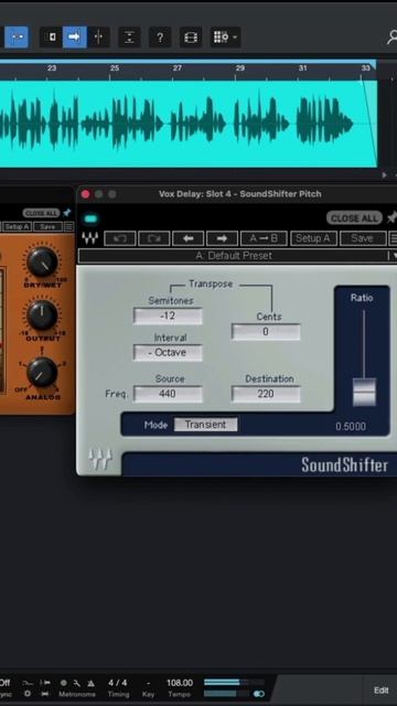 #shorts Use A Delay With A Pitch Shifter On Vocals!