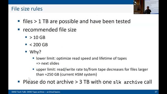 DKRZ Tech Talk: HSM Archival basics