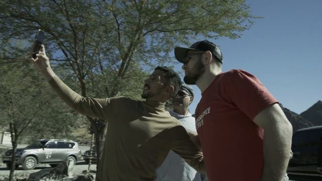 khabib visits Hatta!