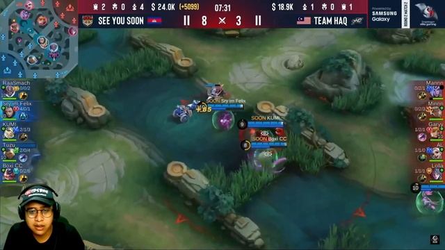 BOXI CC FRANCO RAASMACH KARRIE KUMI FARAMIS | SEE YOU SOON VS TEAM HAQ GAME 1