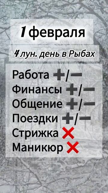 Лунный день 1 февраля 2025 года Гороскоп каждый день! #shorts #астрология #прогноз дня #насегодня