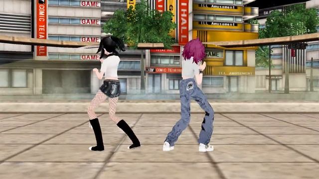 Mmd Hana and me Gimme Gimme