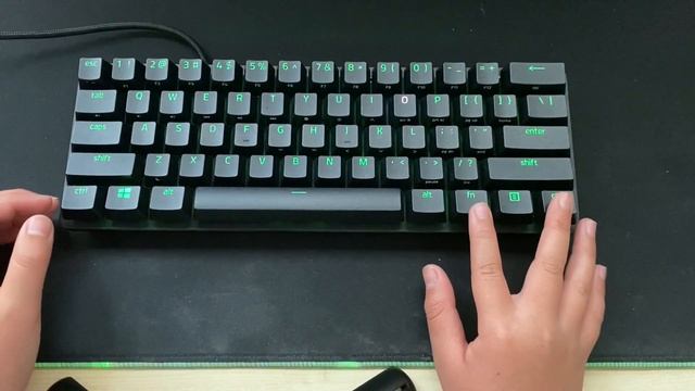 Razer Huntsman Mini 60% Keyboard 7 Modes for Lights!