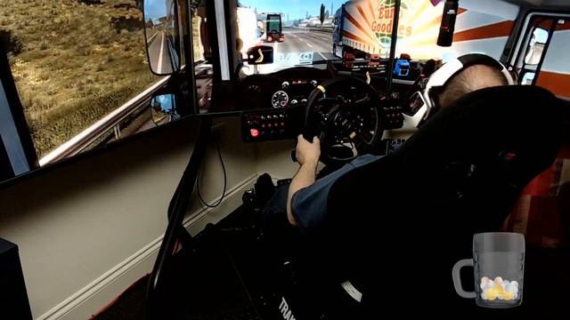 Euro Truck Simulator 2 Marks DAD's first drive out in his new setup