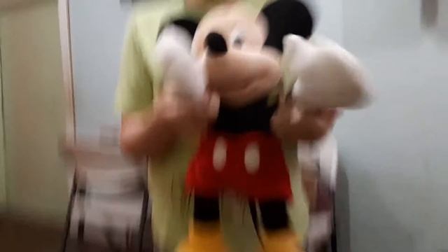 Mickey Mouse beating the camera